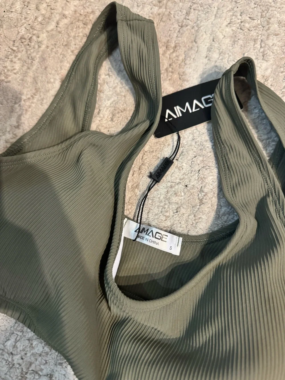 Ai’Mage Green Ribbed Bikini - Picture 6 of 6